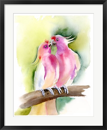 Framed Tropical Birds Print