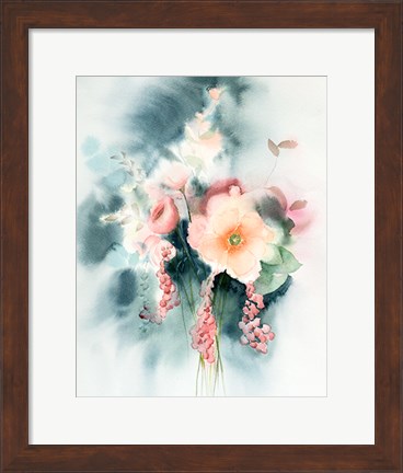 Framed Bouquet IV Print