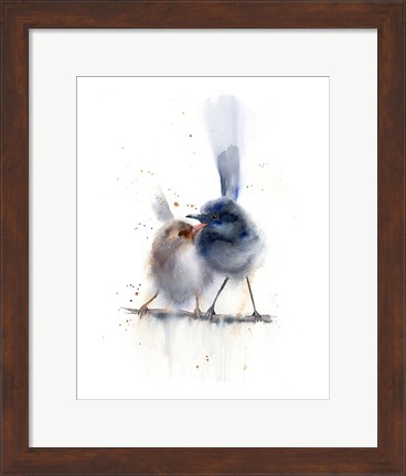 Framed Perched Birds Print