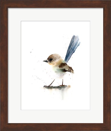 Framed Perched Bird IV Print