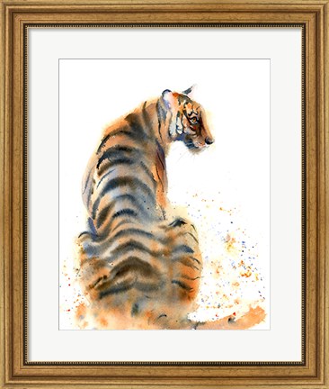 Framed Tiger Tail Print