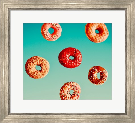 Framed Donuts Print