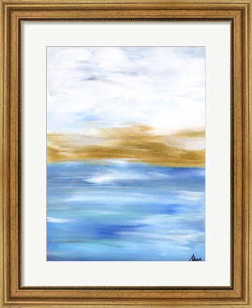 Framed Ocean Abstract II Print