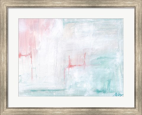 Framed Pastel Abstract II Print