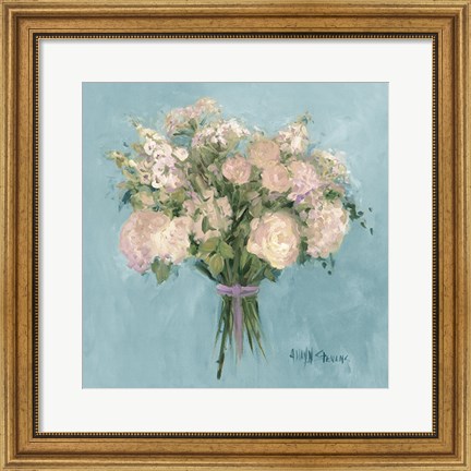 Framed Rose Bouquet I Print