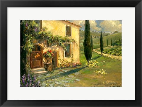 Framed Tuscan Spring Print