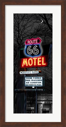 Framed No Tell Motel Print
