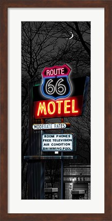 Framed No Tell Motel Print