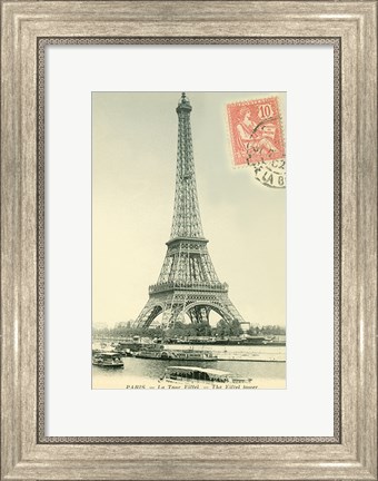 Framed Tower Stamped Print