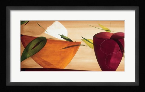 Framed Flores Frescas II Print