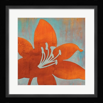 Framed Cosmic Bloom I Print