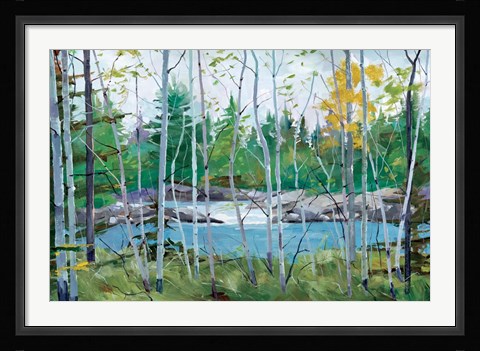 Framed Oxtounge Rapids Print