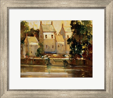 Framed Steps to the Manor Print