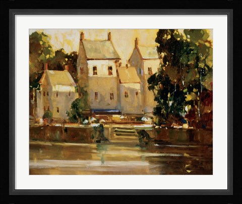 Framed Steps to the Manor Print