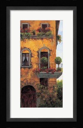 Framed Verona Balcony II Print