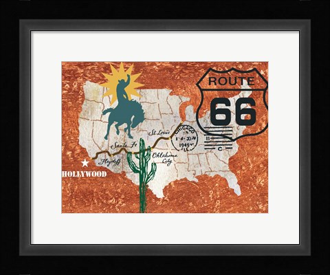 Framed Retro Roadtrip I Print