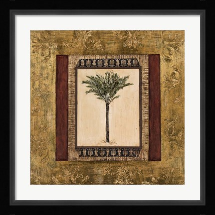 Framed Stately Palm I Print
