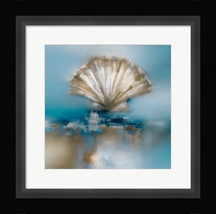 Framed Blue Shores Clam Print