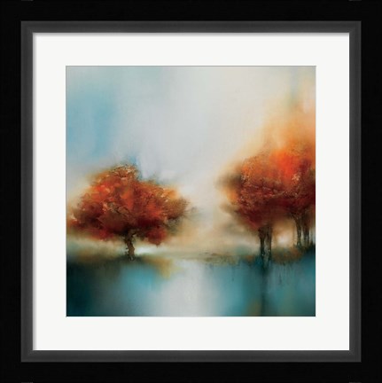 Framed Morning Mist &amp; Maple II Print