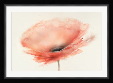 Framed Chiffon Poppy Print