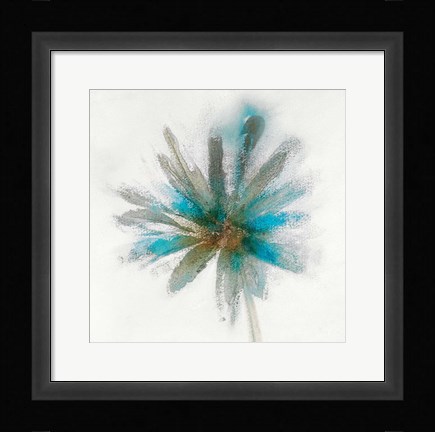 Framed Teal Breeze II Print