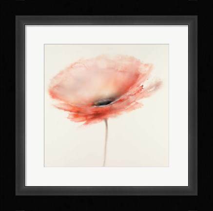 Framed Pink Chiffon I Print