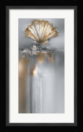 Framed Silver and Gold Treasures I Print