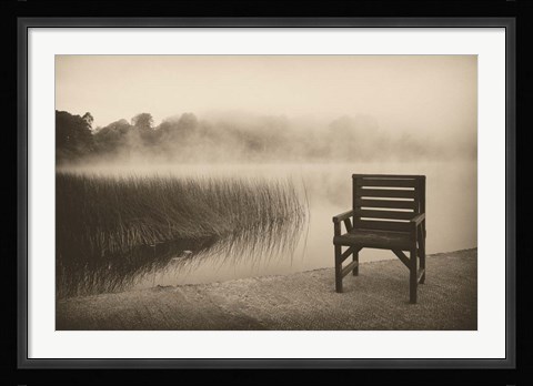 Framed Reflections at Dawn Print
