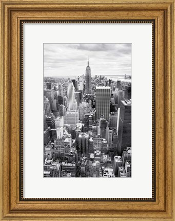 Framed NYC Downtown Print