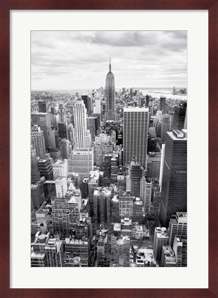 Framed NYC Downtown Print