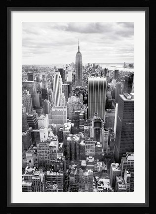 Framed NYC Downtown Print