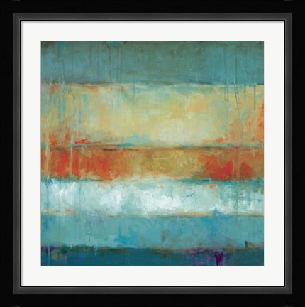 Framed Color Block Print