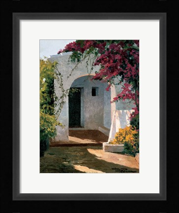 Framed Porch Daylight Print
