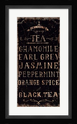 Framed Tea Print