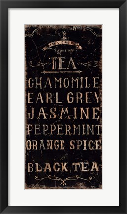 Framed Tea Print