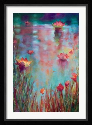 Framed Garden Reeds Print