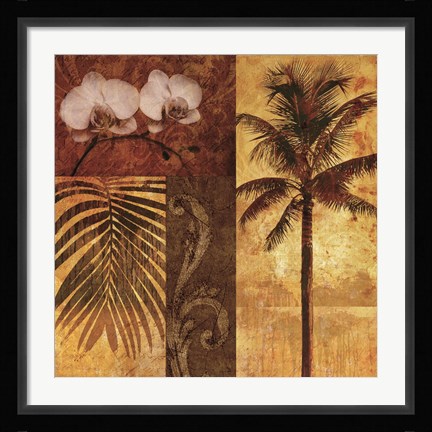 Framed Sunset Beach II Print