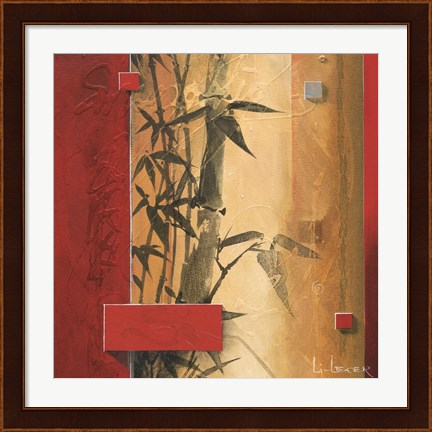 Framed Bamboo Garden Print