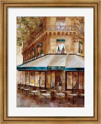 Framed Cafe De Paris I Print