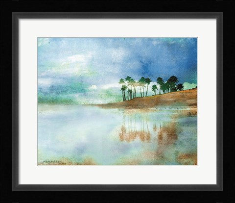 Framed Palm Coast Beach Print
