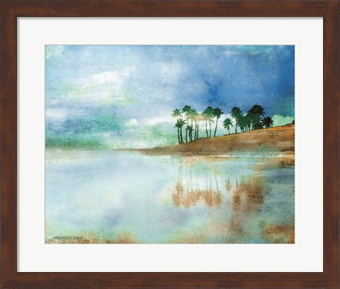 Framed Palm Coast Beach Print