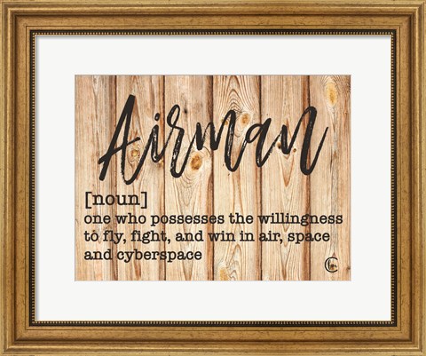 Framed Airman Print