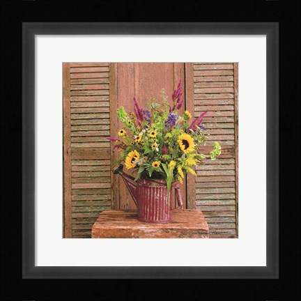 Framed Gardener's Bouquet Print