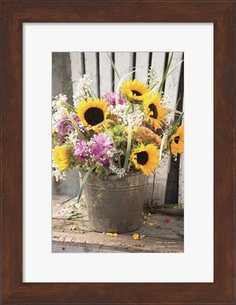 Framed Bucket of Sunshine Print