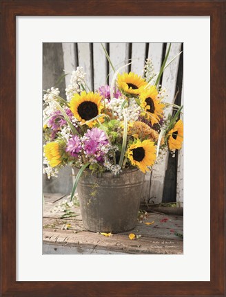 Framed Bucket of Sunshine Print