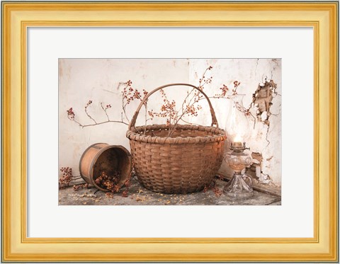 Framed Basket Weavers Display Print