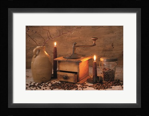 Framed Early Morning Coffee Print