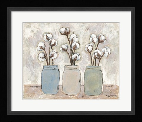 Framed Cotton Cottage Print