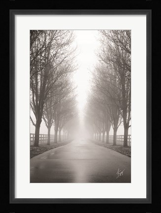 Framed Curious Road Print