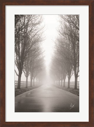 Framed Curious Road Print